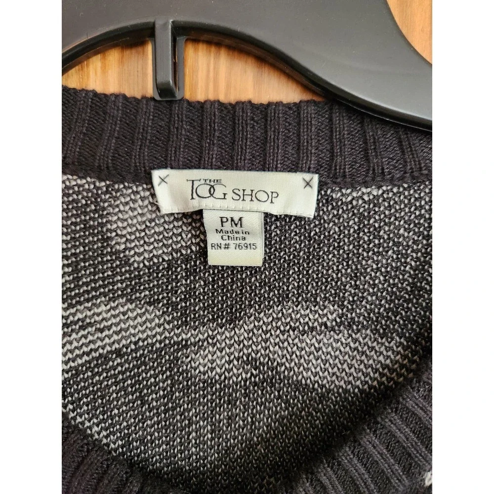 The Tog Shop Womens Full zip Jacket Floral Design Size Petite Medium - Picture 2 of 3